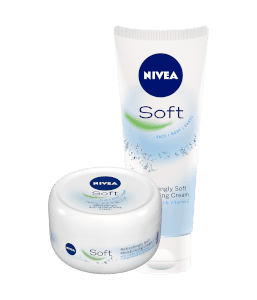 NIVEA Soft Moisturizing Cream – Fast Absorbing Face & Body Lotion