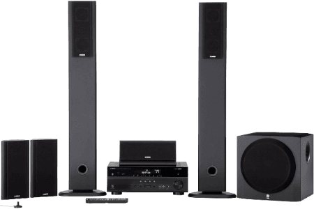 Yamaha 5.1 Home Theater System with AV Receiver – Immersive Surround Sound Experience
