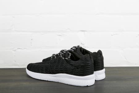 Black Sneakers with White Sole