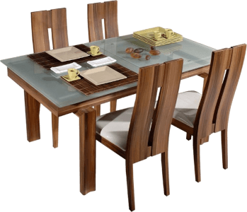 Elegant Dining Table Set – Table and Chairs for Kitchen or Dining Room