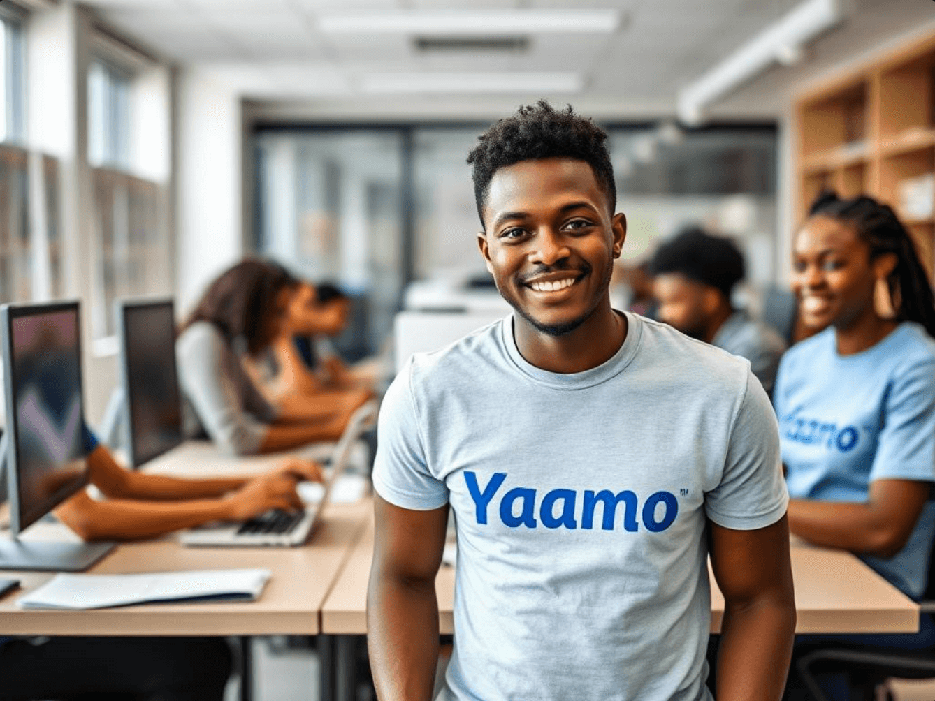 Yaamo team working together